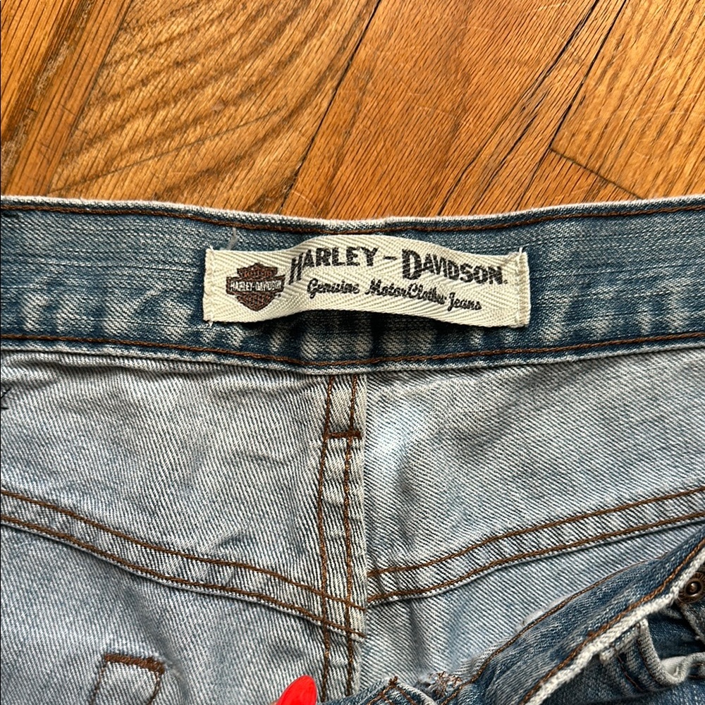 Harley Davidson Men's Blue Jeans - Picture 3 of 8